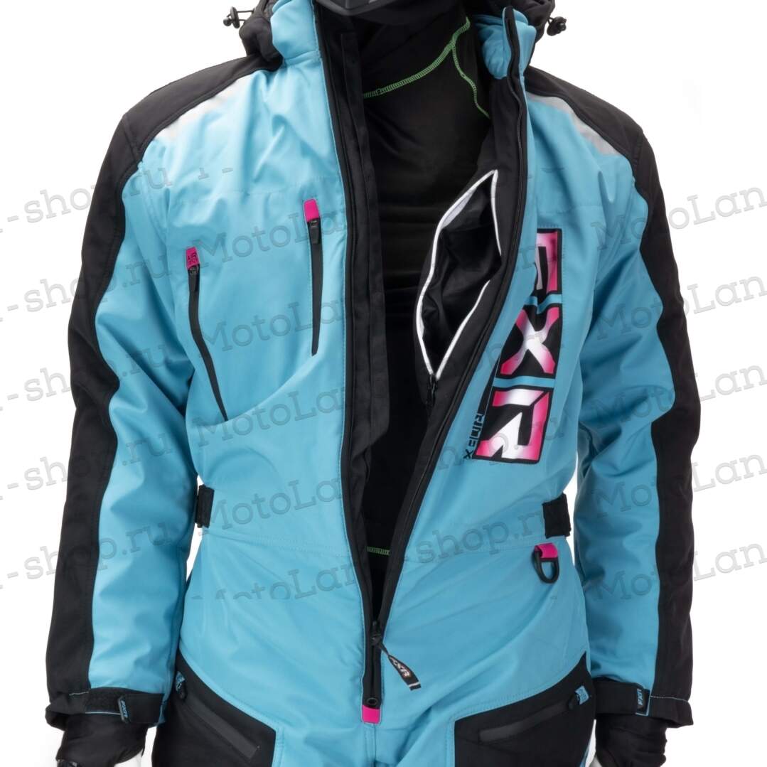 Комбинезон для снегохода (женский) FXR RECRUIT F.A.S.T. №5 blue-black (текстиль) (XL)