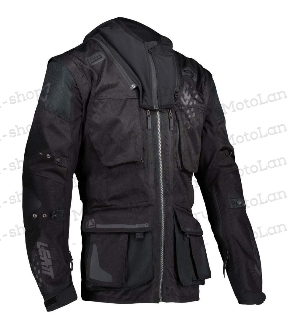Куртка мото LEATT №3 black (текстиль) (XXL)