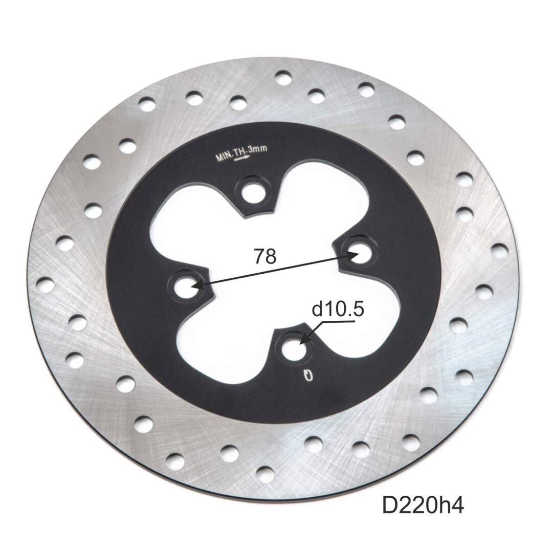 Диск тормозной задний TEXAS 300