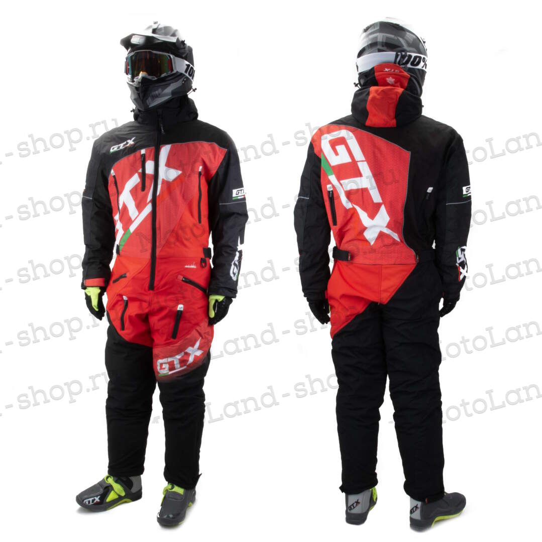 Комбинезон для снегохода GTX №2 black-red (текстиль) (L) Комбинезон для снегохода GTX №2 black-red (текстиль) (L)