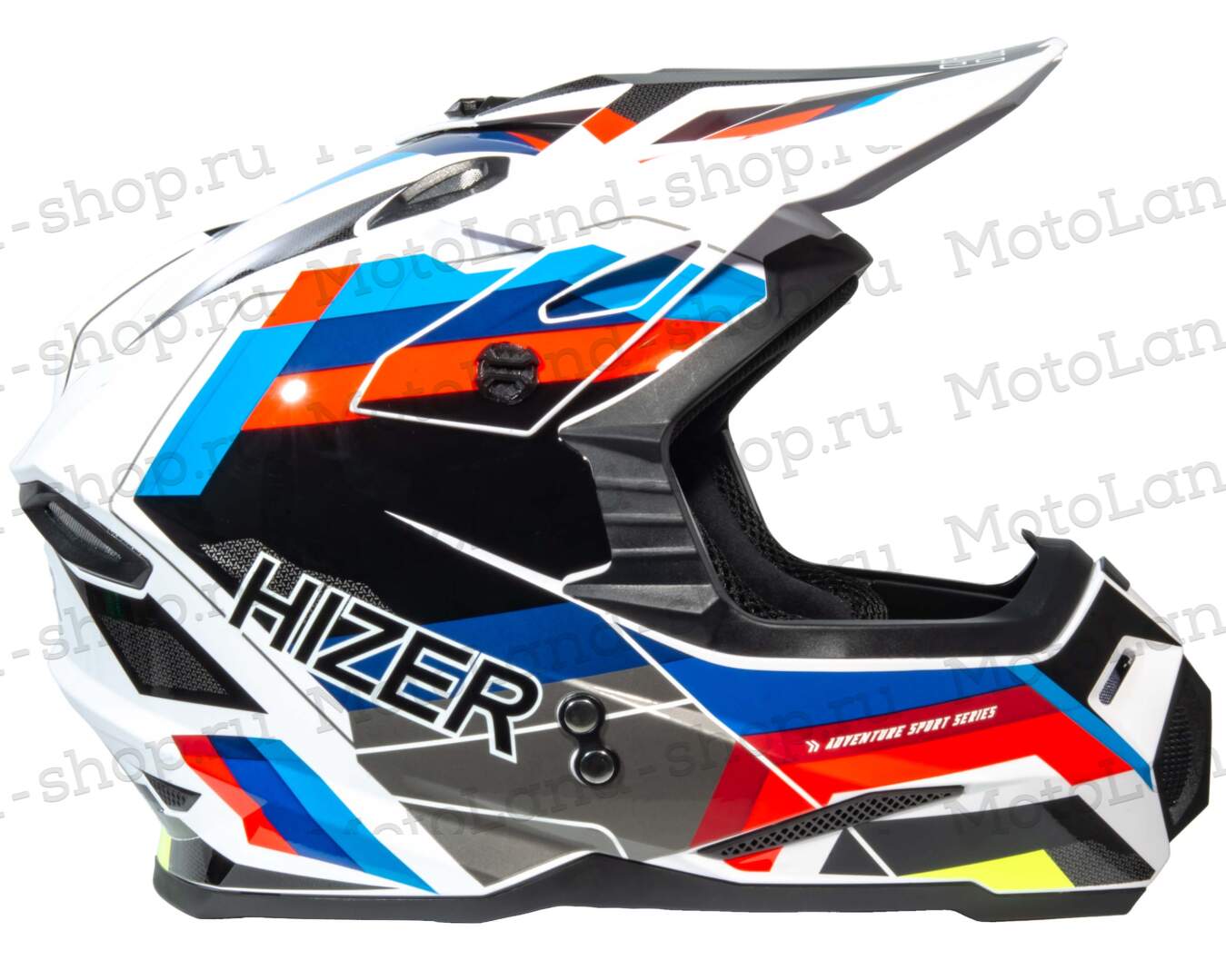 Шлем мото кроссовый HIZER J6801 №8 (M) ADVENTURE