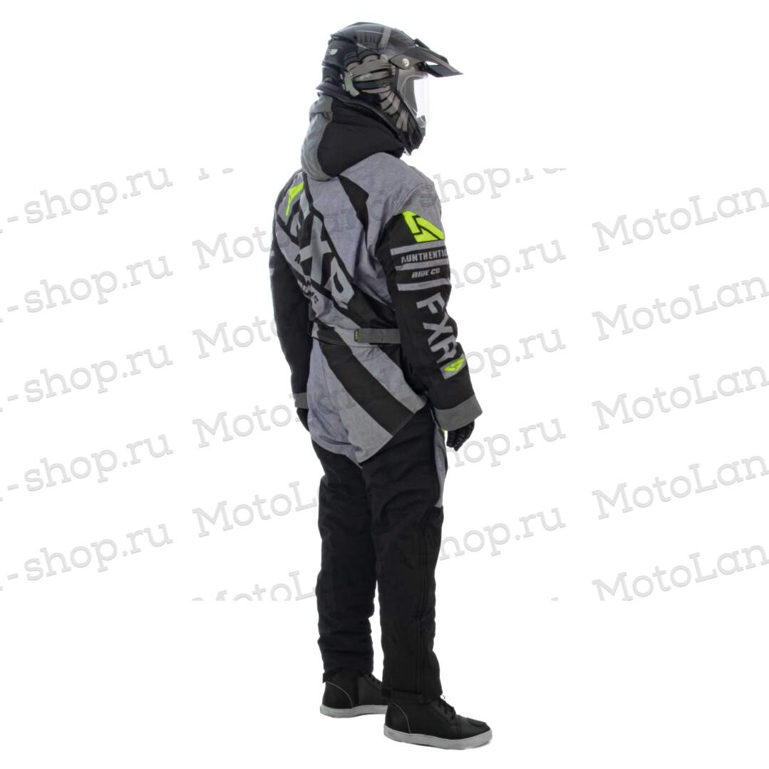 Комбинезон для снегохода FXR CX №3 gray-green (текстиль) (S)
