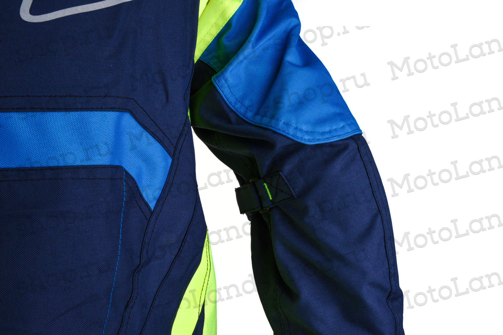 Куртка мото UFO №9 lemon-green (текстиль) (S)