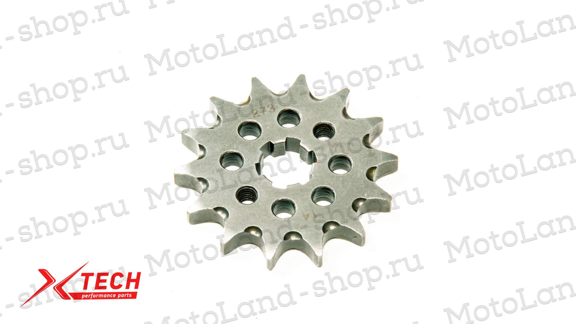 Звезда ведущая (428H-14) 17мм X-TECH сталь 20CrMnTi, с самоочисткой