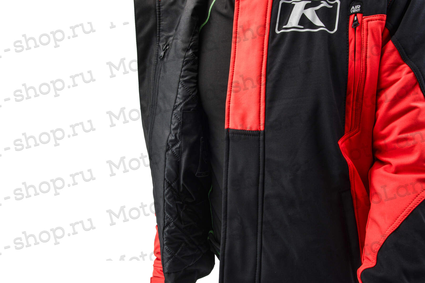Куртка для снегохода KLIM KOMPOUND №1 black-red (текстиль) (M)