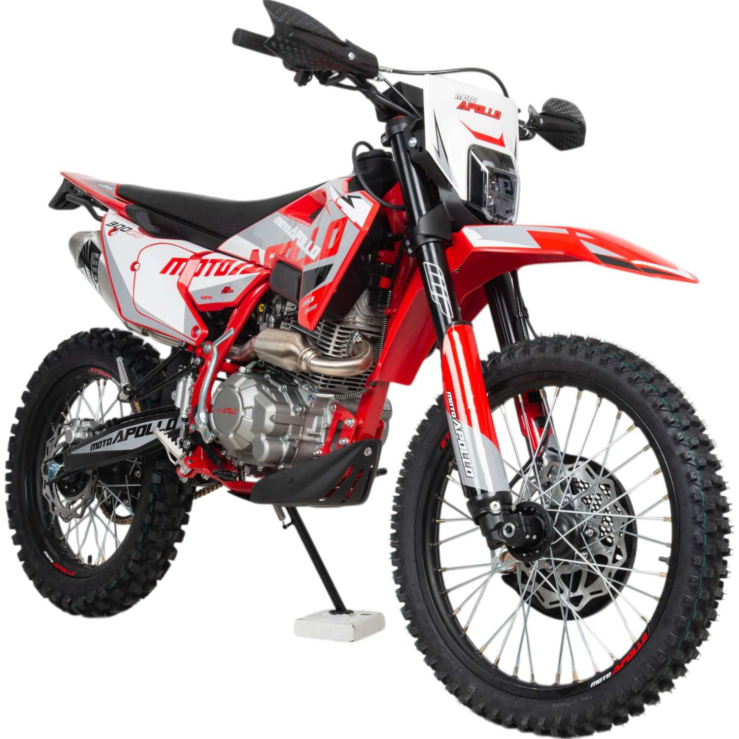 Мотоцикл Кросс Moto Apollo M3 300 (175FMM) красный 2026