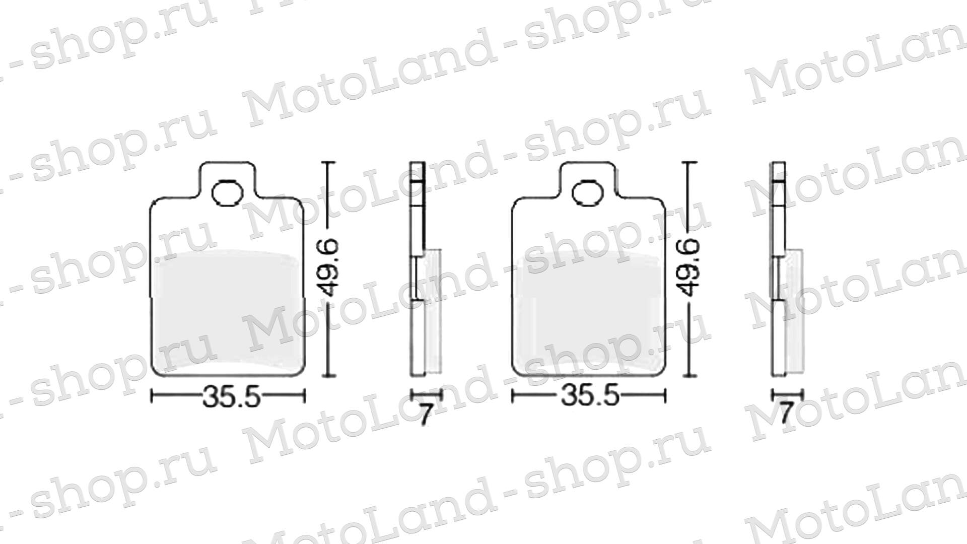 Колодки тормозные дисковые №12 X-TECH (semi-metallic) полуметаллические