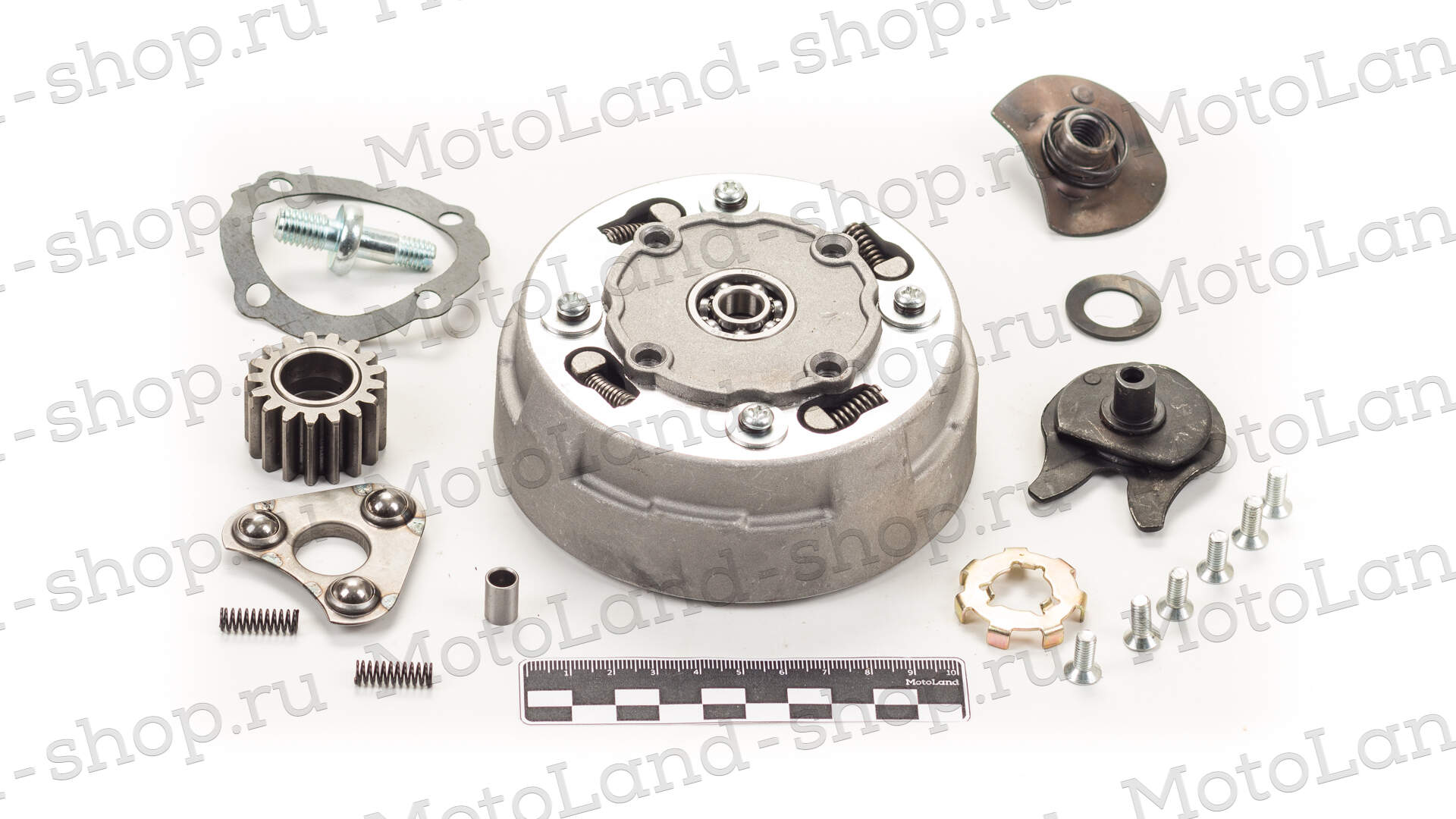 Барабан сцепления в сборе 139FMB, 147FMH, 152FMH, 153FMH 50-110см3 (полуавтомат YX) 