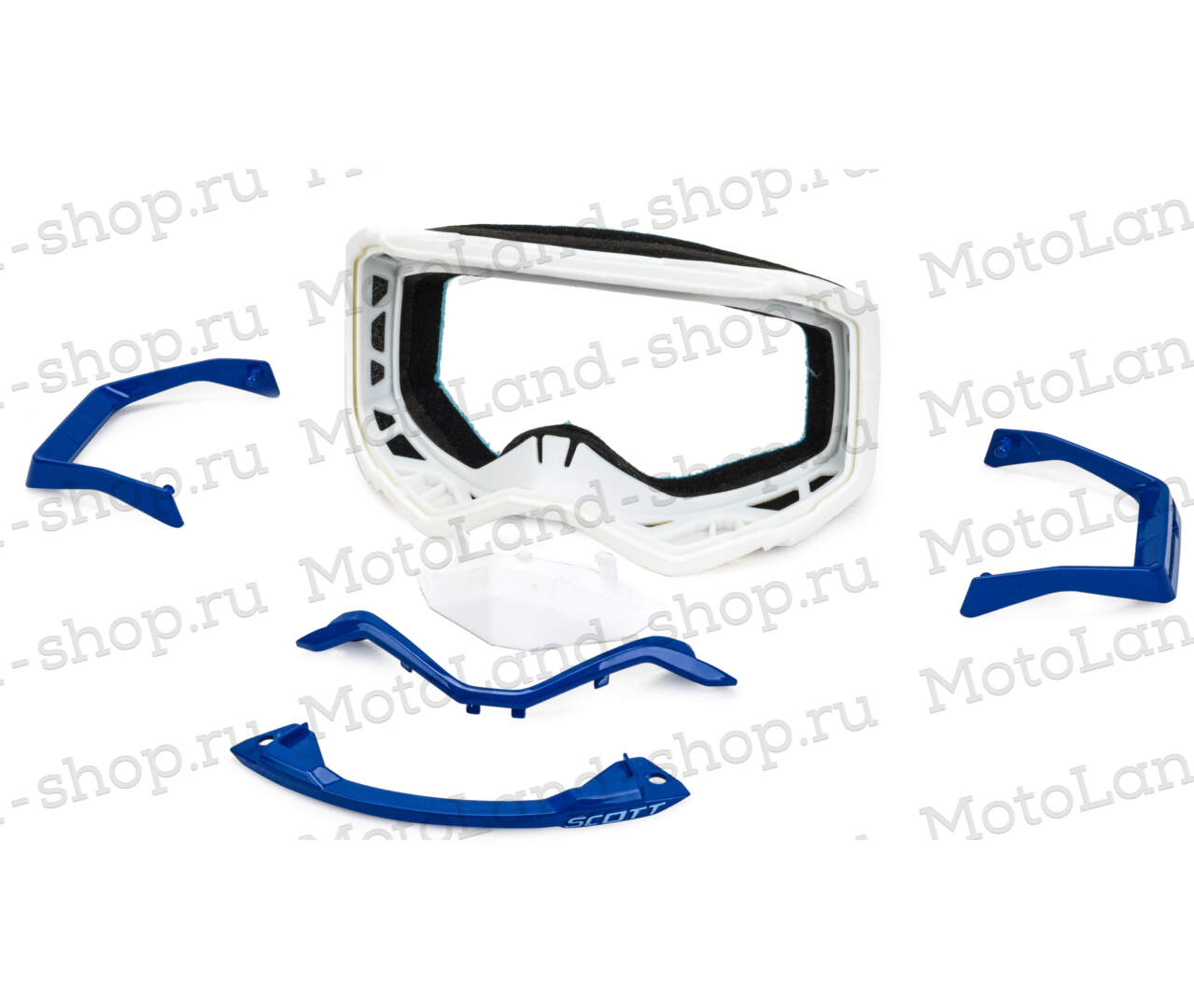 Очки мотокросс SCOTT №1 blue/white
