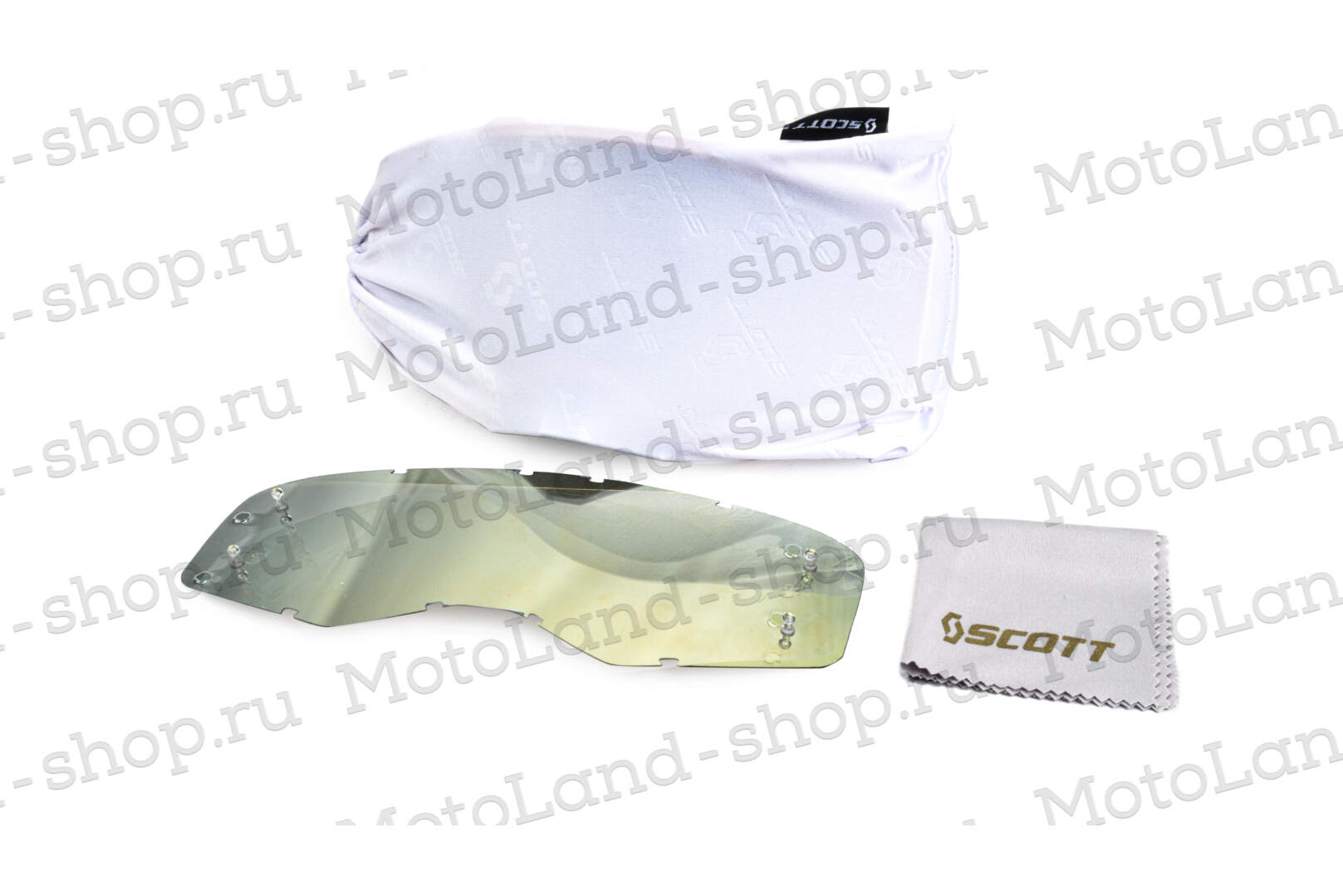 Очки мотокросс SCOTT №4  black/orange