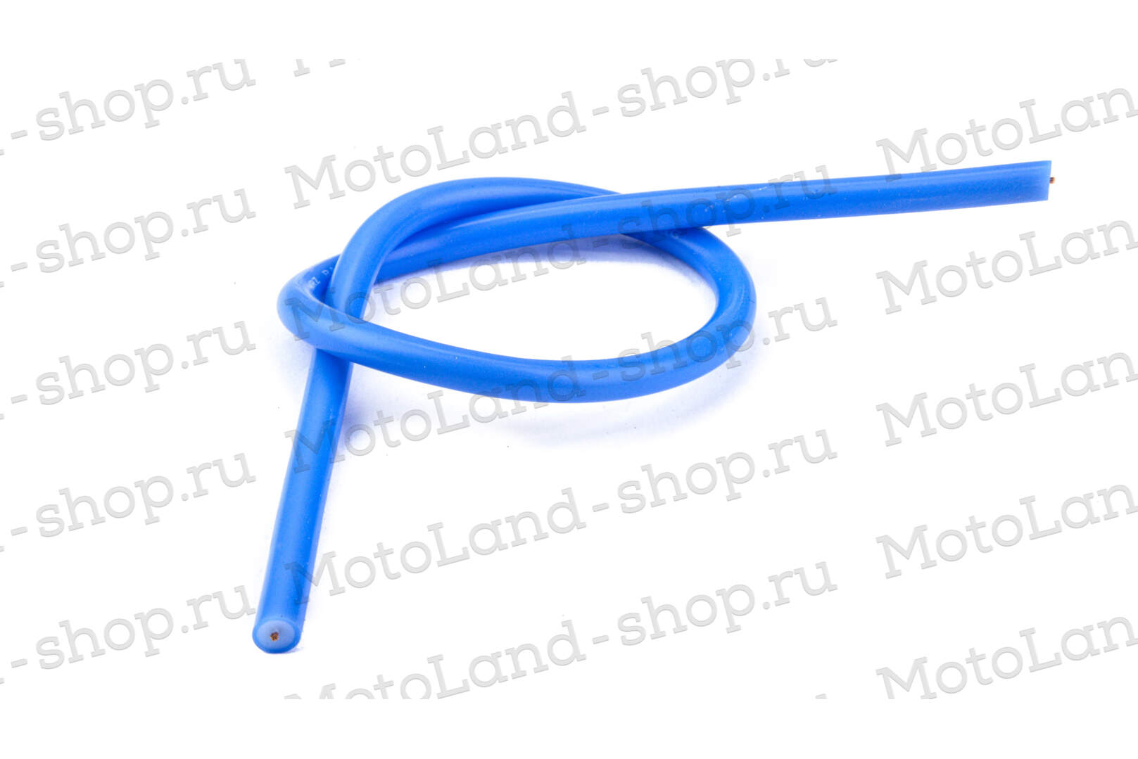 Провод высоковольтный силиконовый (синий) 450 mm.