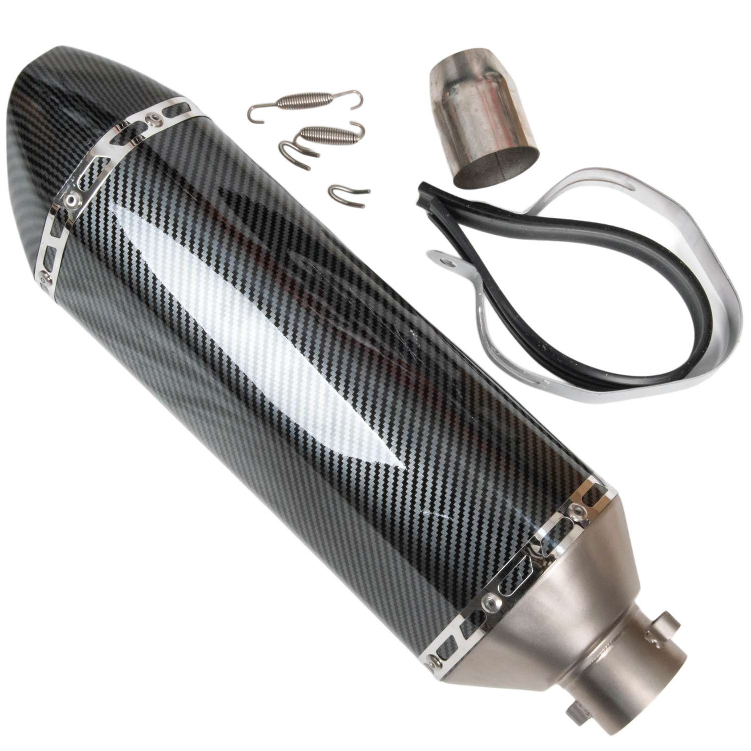 Глушитель AKRAPOVIC  №1 шестигранный карбон