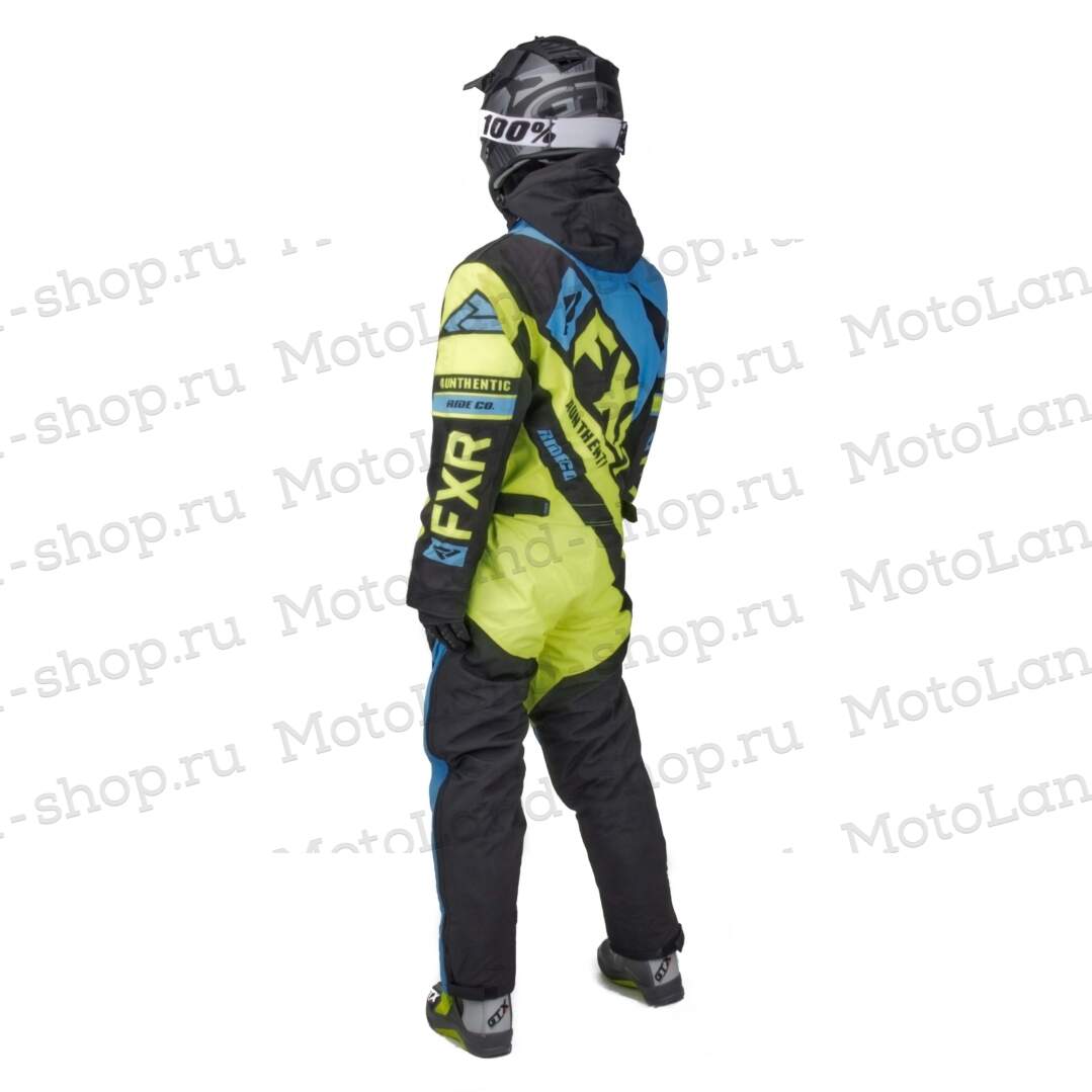 Комбинезон для снегохода FXR CX №7 sky-blue (текстиль) (L)
