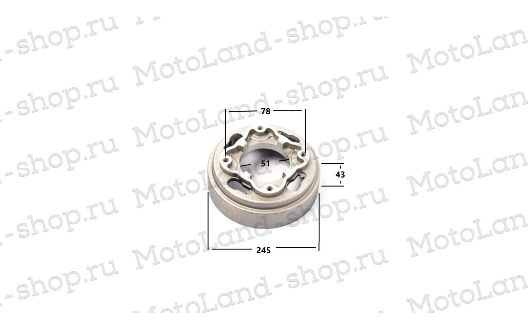 Шестерня сцепления внутренняя 152FMH 125см3