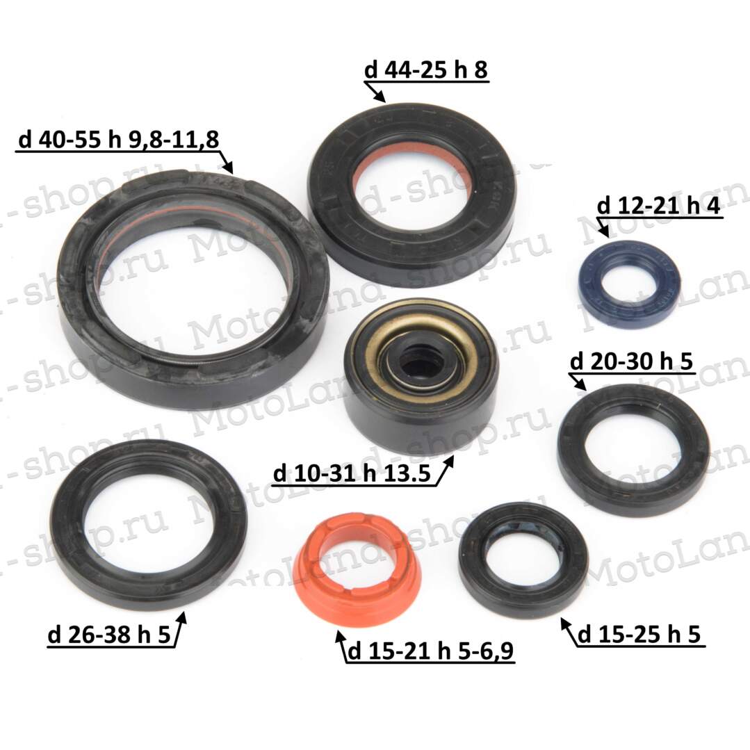 Набор сальников 166MM M7 2str 250см3 LONCIN