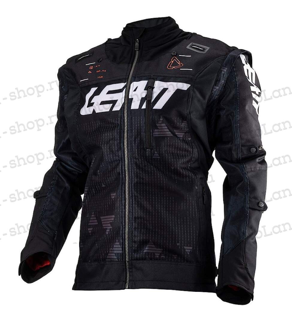 Куртка мото LEATT №10 black (текстиль) (L)