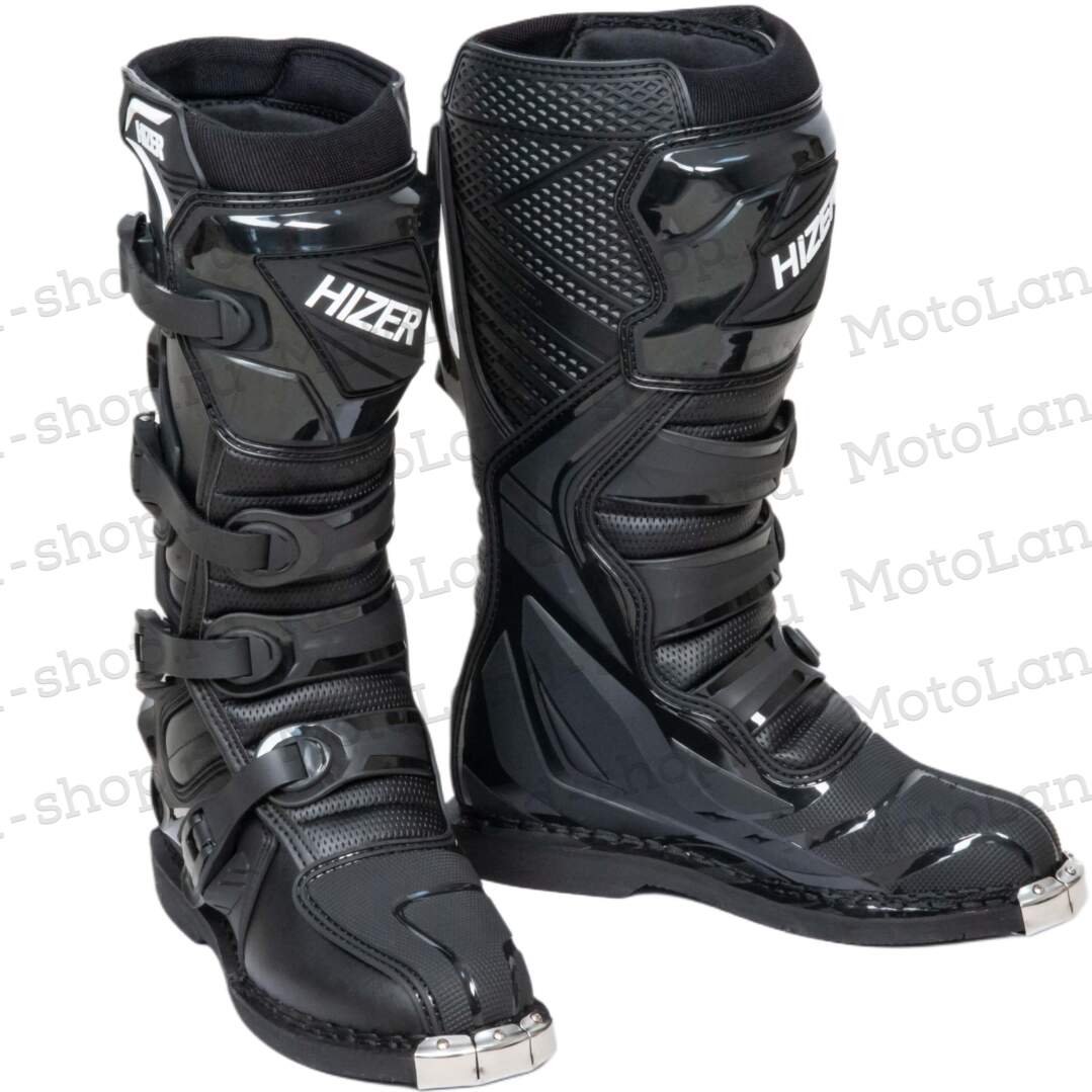 Мотоботинки HIZER X2401 black (р. 45)