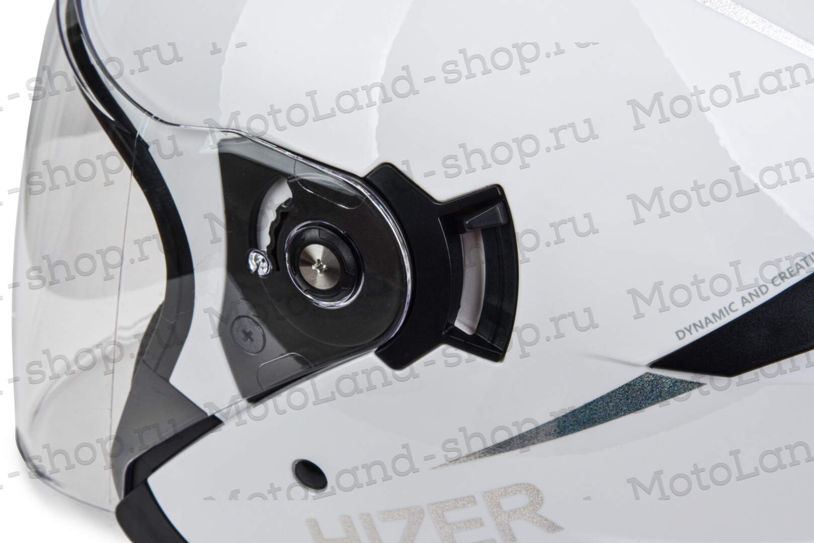 Шлем мото открытый HIZER 250 №2 (XL) white Шлем мото открытый HIZER 250 №2 (XL) white