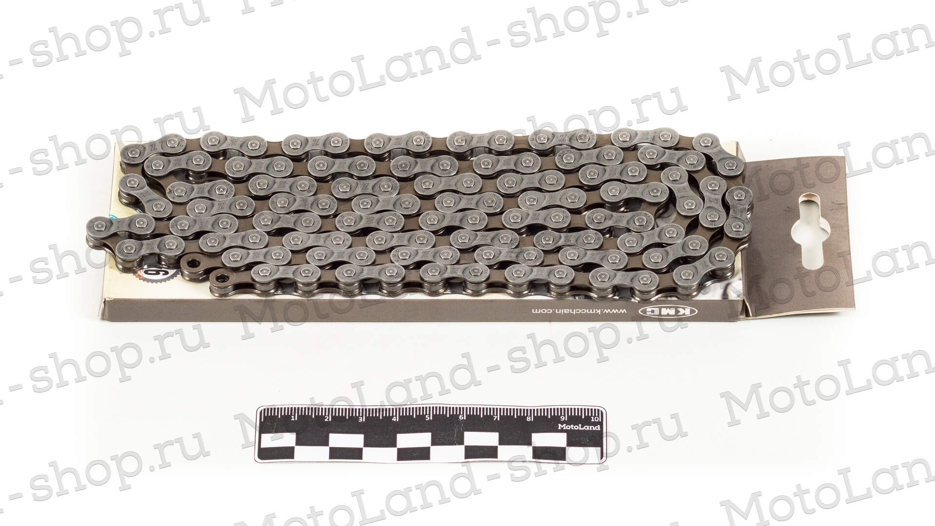 Цепь вело KMC 6, 7, 8 ск., 1/2"X3/32"Х116, серая/коричневая (Z72) Цепь вело KMC 6, 7, 8 ск., 1/2"X3/32"Х116, серая/коричневая (Z72)
