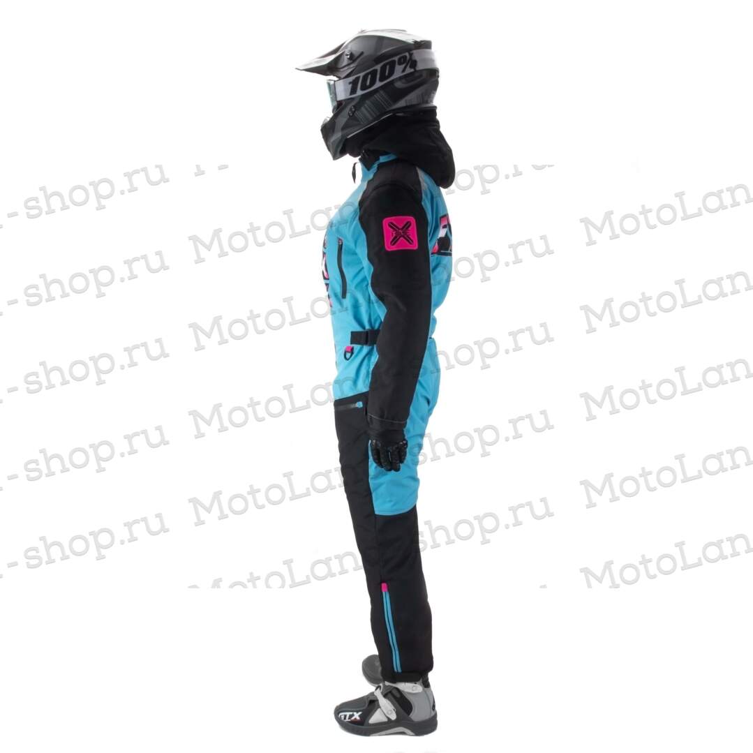 Комбинезон для снегохода (женский) FXR RECRUIT F.A.S.T. №5 blue-black (текстиль) (XL) Комбинезон для снегохода (женский) FXR RECRUIT F.A.S.T. №5 blue-black (текстиль) (XL)