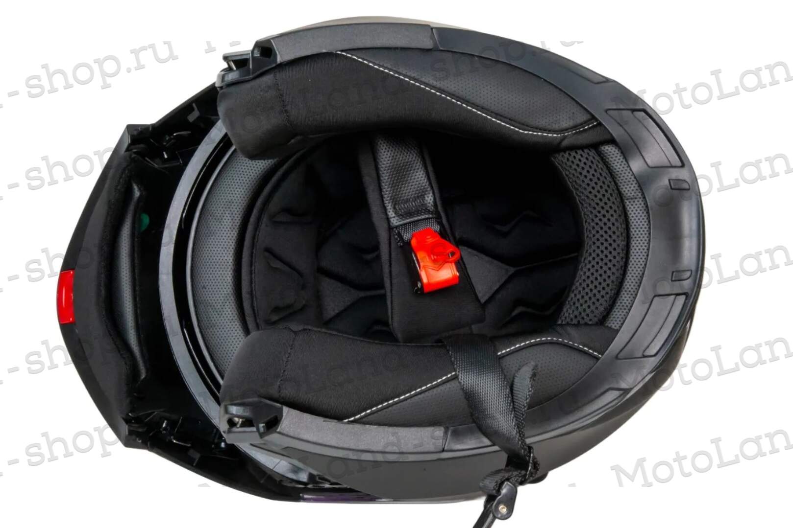 Шлем мото модуляр HIZER 625 №1 (M) matt black (2 визора)