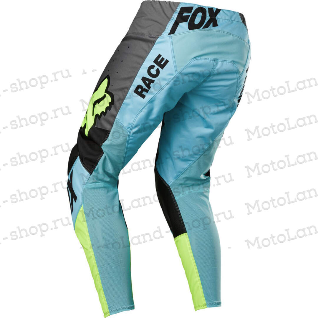 Штаны для мотокросса (детские) FOX №1 / Grey/Neon-Green (рост 145-155 см)