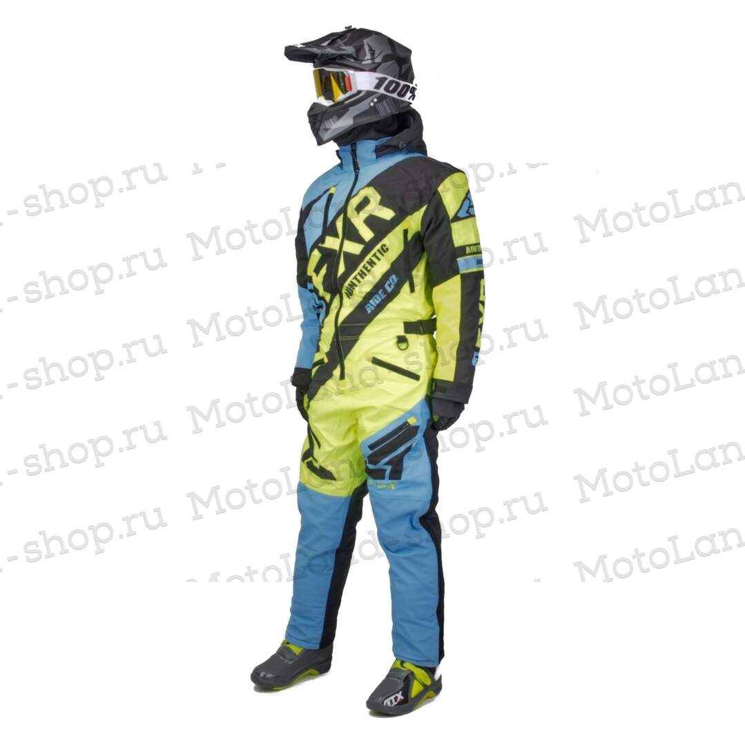 Комбинезон для снегохода FXR CX №7 sky-blue (текстиль) (XXXL)