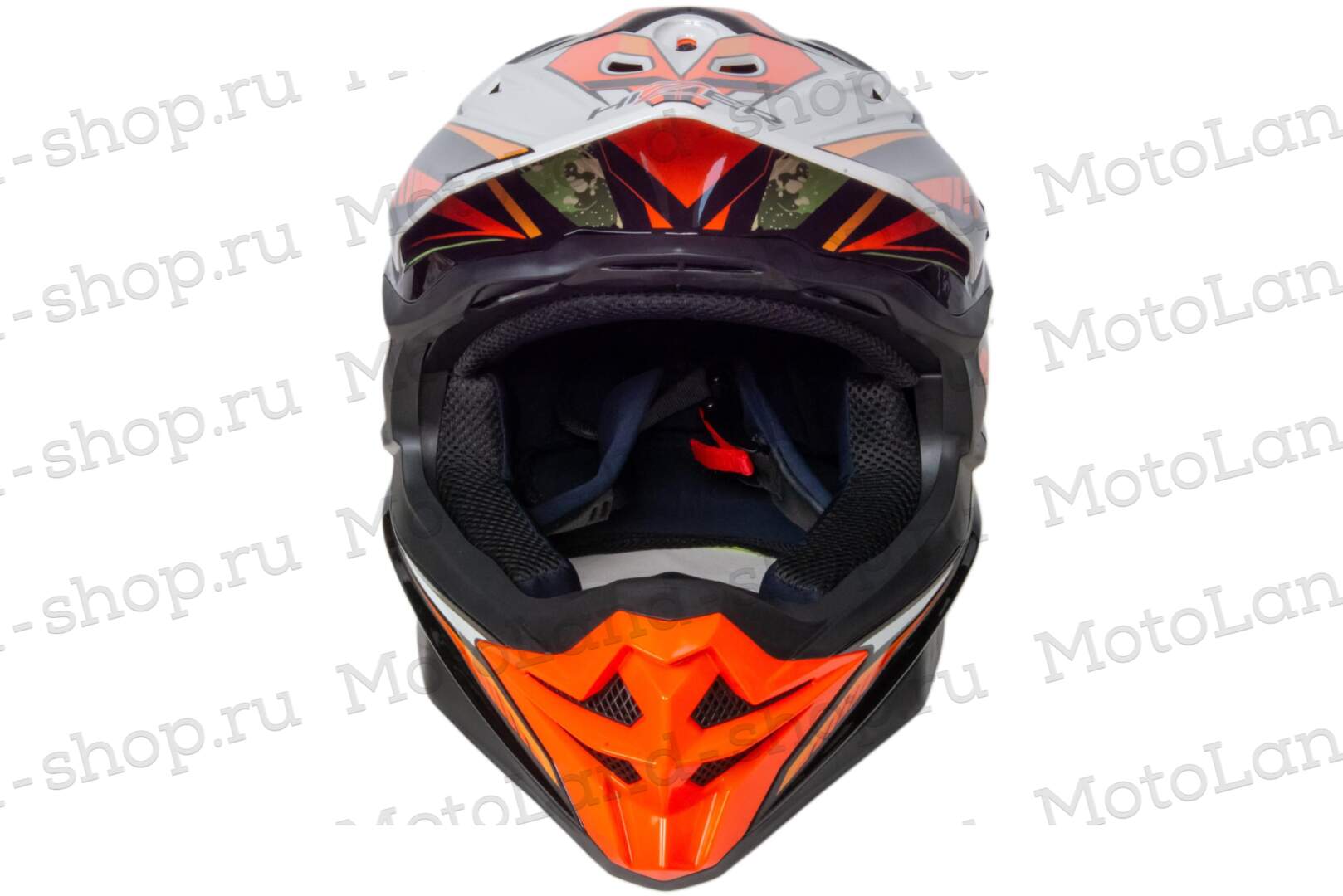 Шлем мото кроссовый HIZER J6803 №6 (M) BLACK/BLUE/GREEN Шлем мото кроссовый HIZER J6803 №6 (M) BLACK/BLUE/GREEN