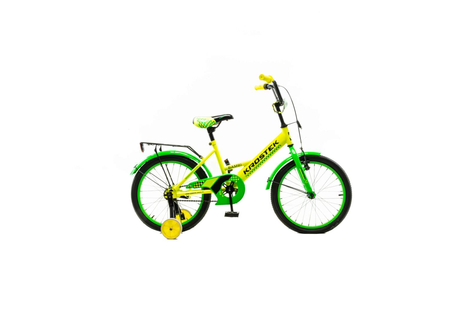 Велосипед 18" KROSTEK BAMBI GIRL (500113) (желтый)