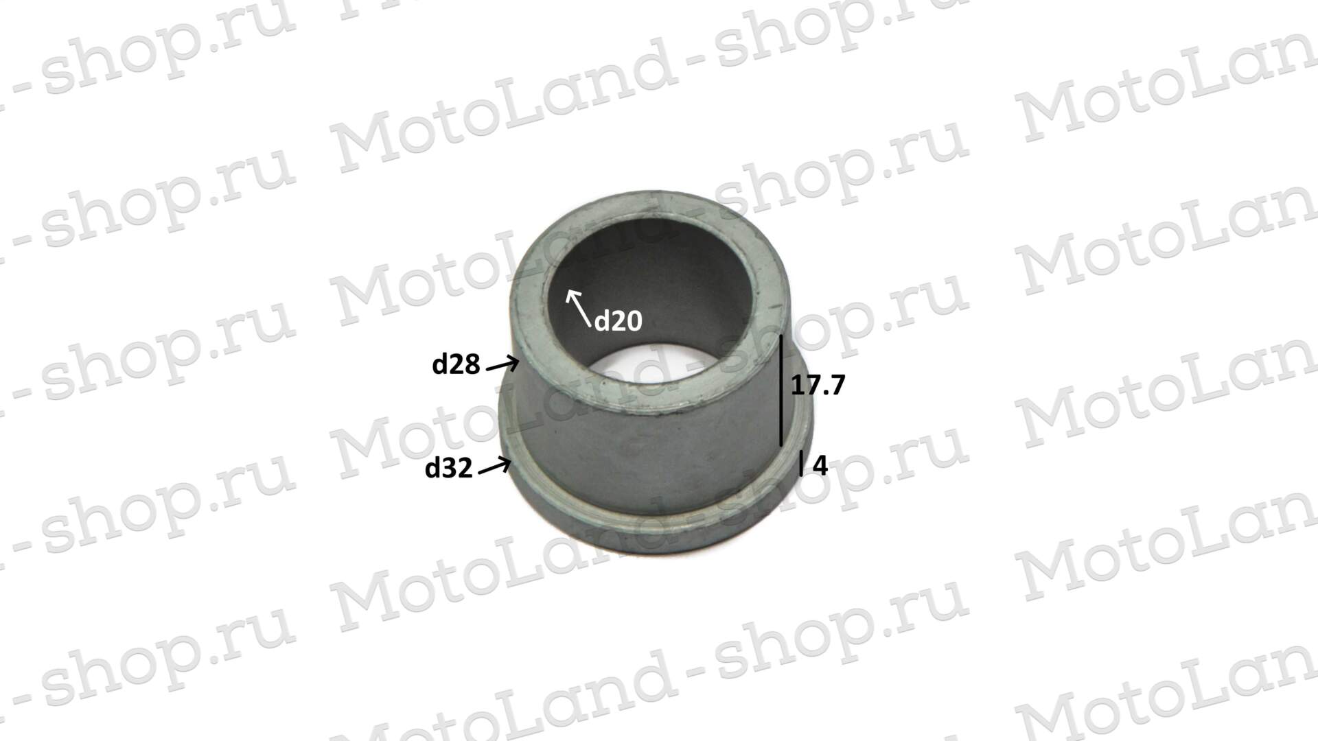 Втулка оси переднего колеса левая  X3 250