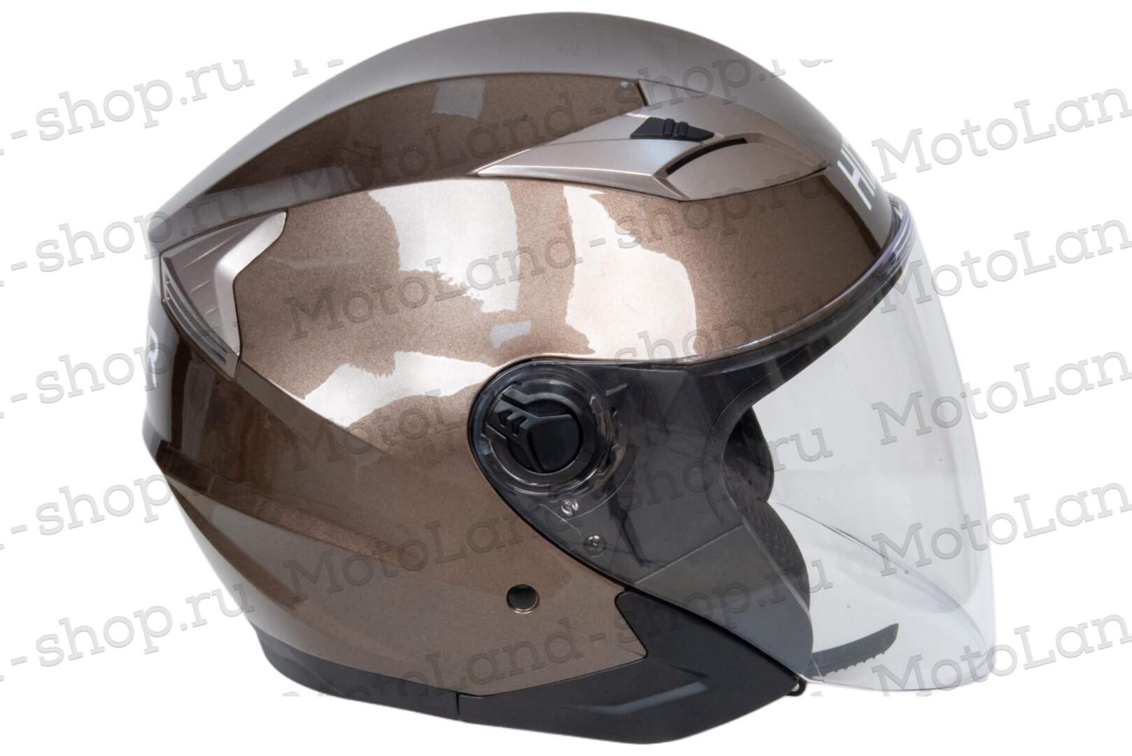 Шлем мото открытый HIZER B208 №1 (L) gray (2 визора)