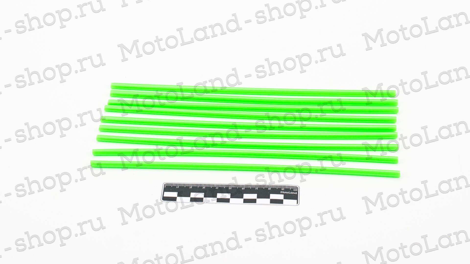 Трубки декоративные на спицы 10-21" (компл) салатовые