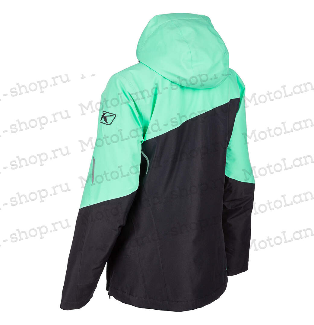 Куртка для снегохода (женская) KLIM ALLURE №4 black-green (текстиль) (M)
