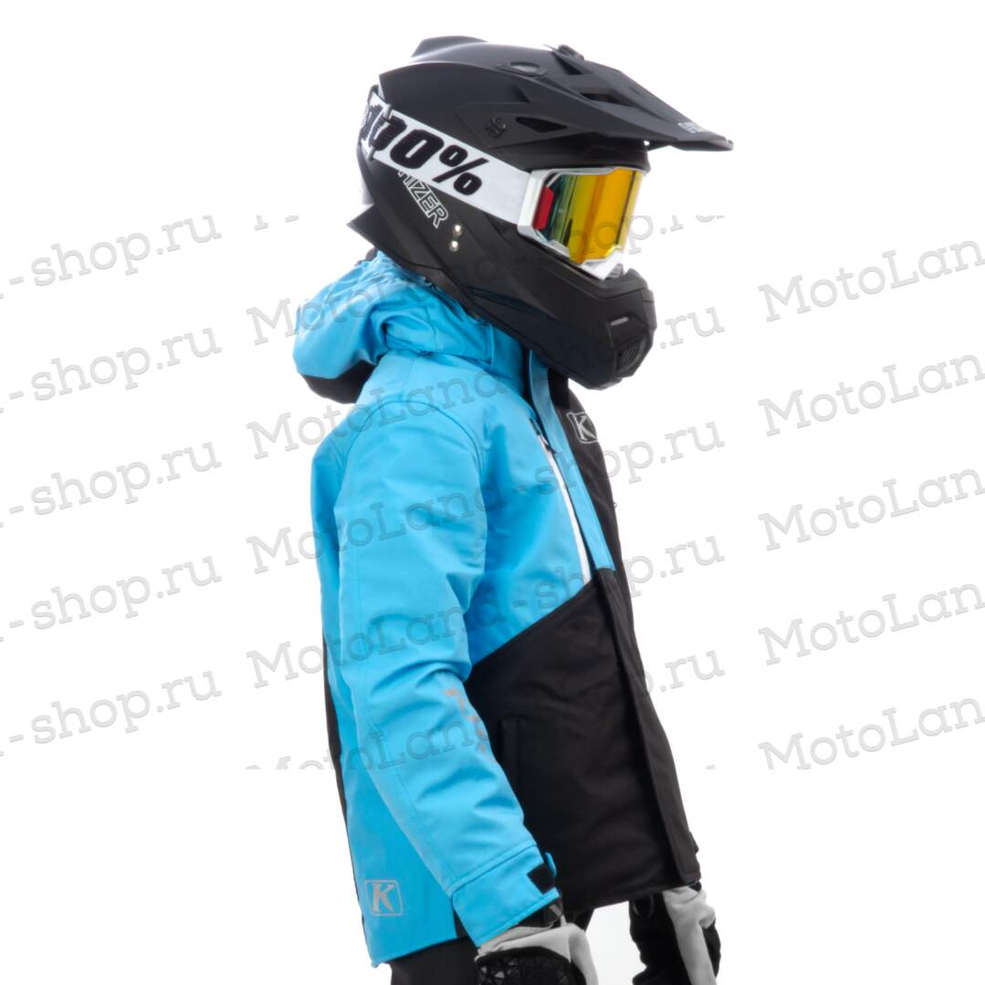 Куртка для снегохода (детская) KLIM KOMPOUND №3 black-blue (текстиль) (10Y)
