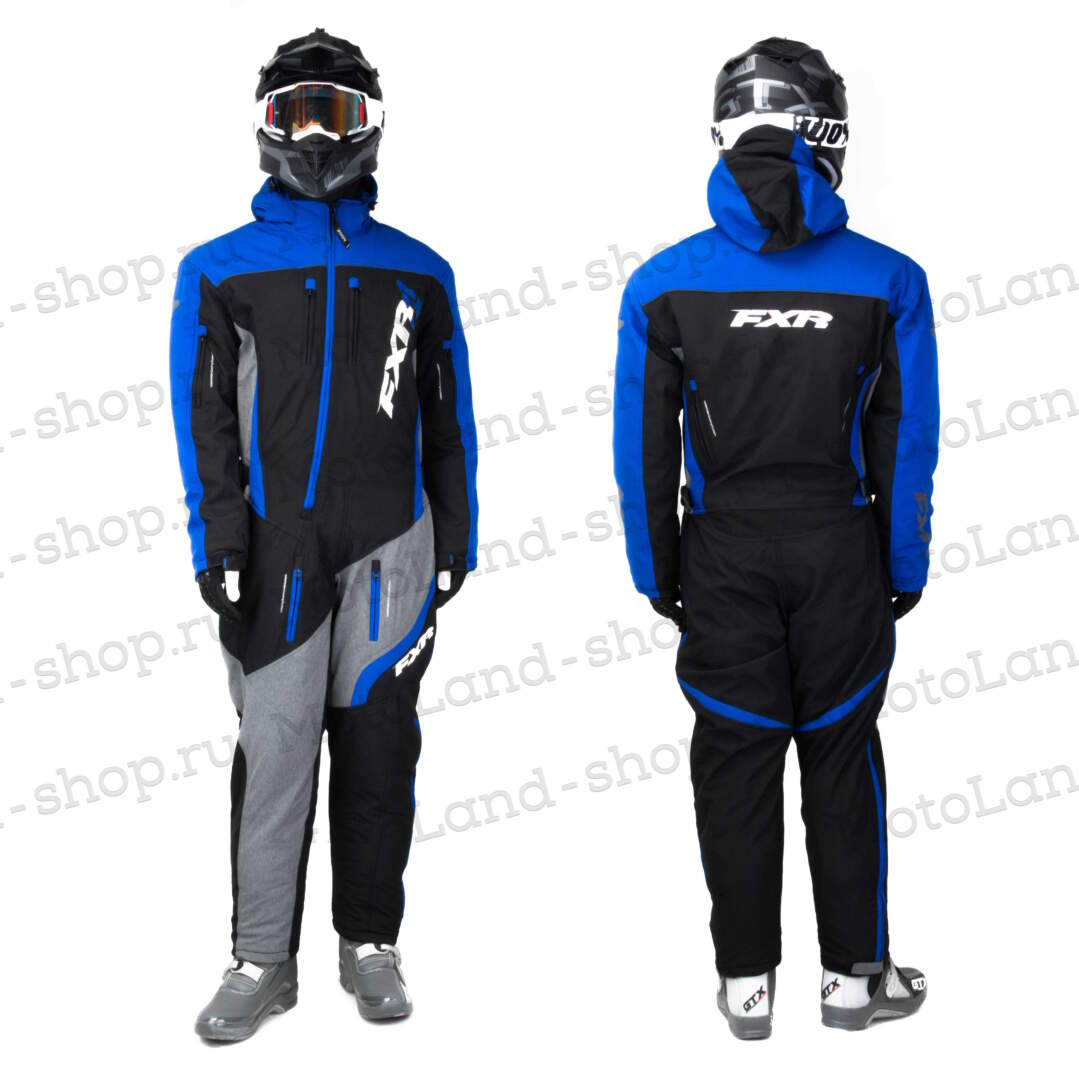 Комбинезон для снегохода FXR Maverick Lite №2 blue (текстиль) (L)