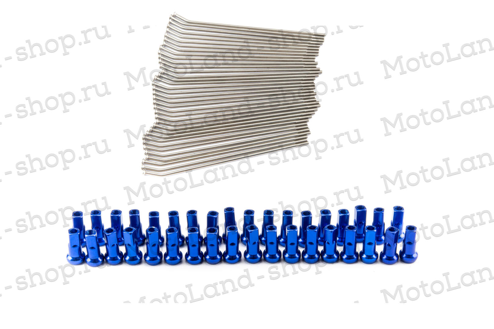 Спицы + ниппель 21" (компл.=36шт) синие