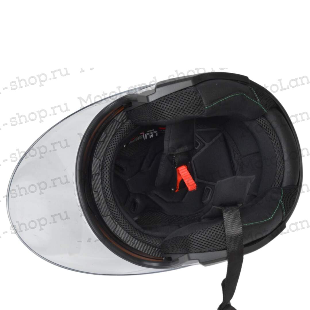 Шлем мото открытый HIZER J232 №1 (M) white (2 визора)