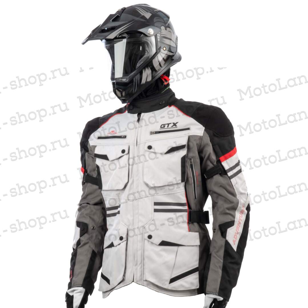 Куртка мотоциклетная (текстиль) GTX EJ-2404 LIGHT GREY (S) Куртка мотоциклетная (текстиль) GTX EJ-2404 LIGHT GREY (S)