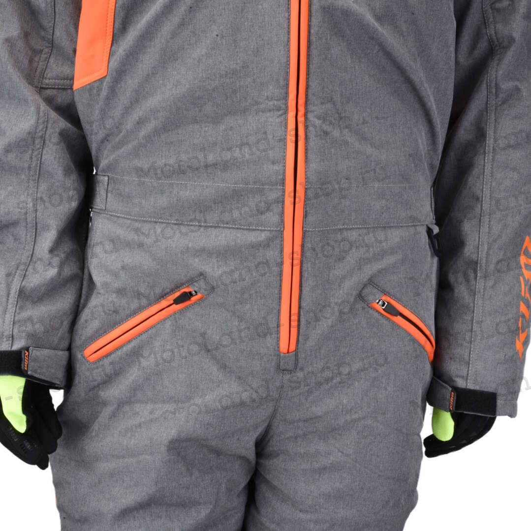 Комбинезон для снегохода KLIM RIPSA ONE-PIECE №2 gray-orange (текстиль) (M)