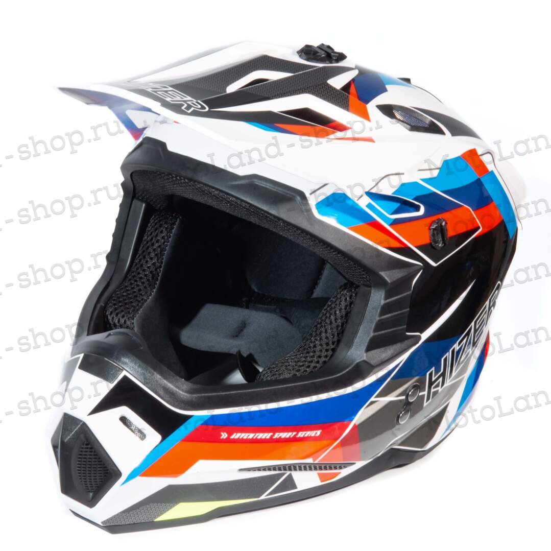 Шлем мото кроссовый HIZER J6801 №8 (XL) ADVENTURE