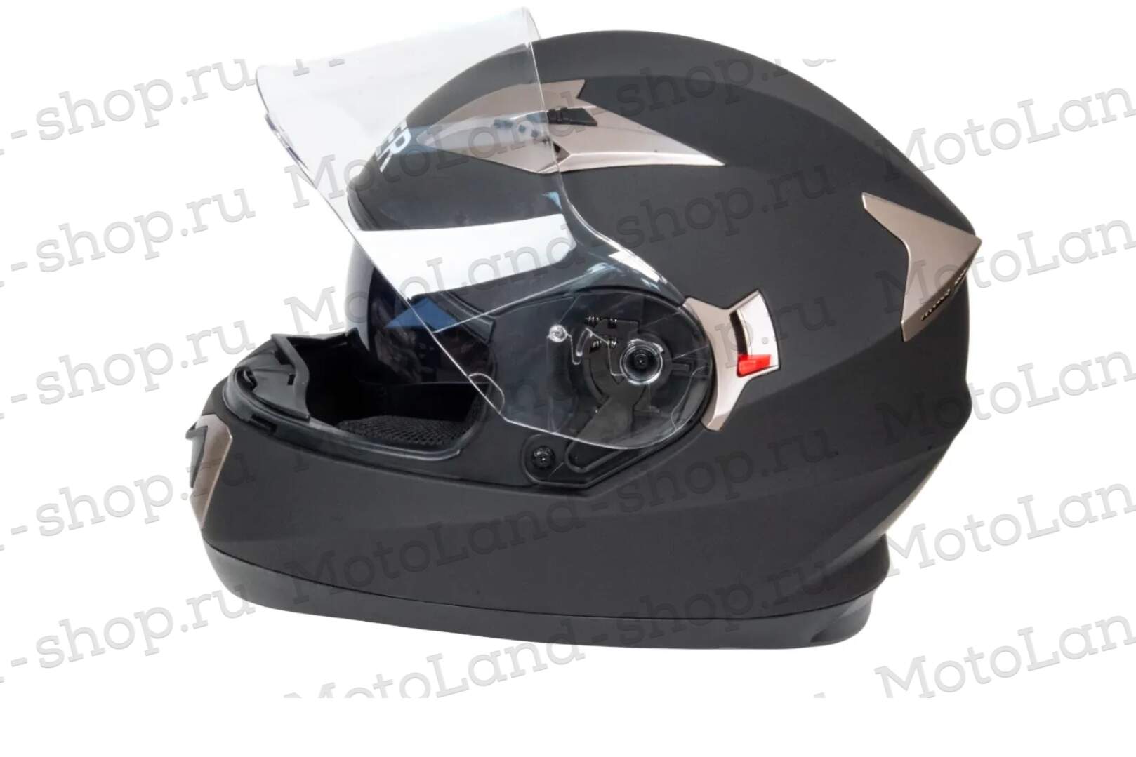 Шлем мото интеграл HIZER 529 №1 (S)  matte-black (2 визора)