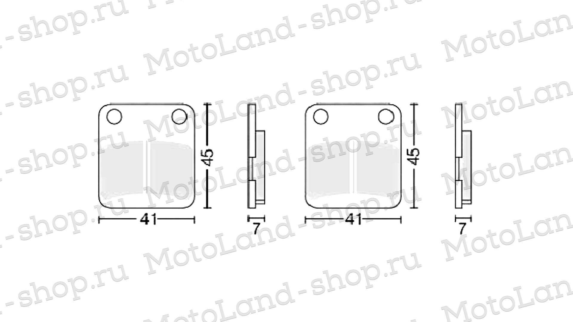 Колодки тормозные дисковые  №3 X-TECH (less-metallic) медь