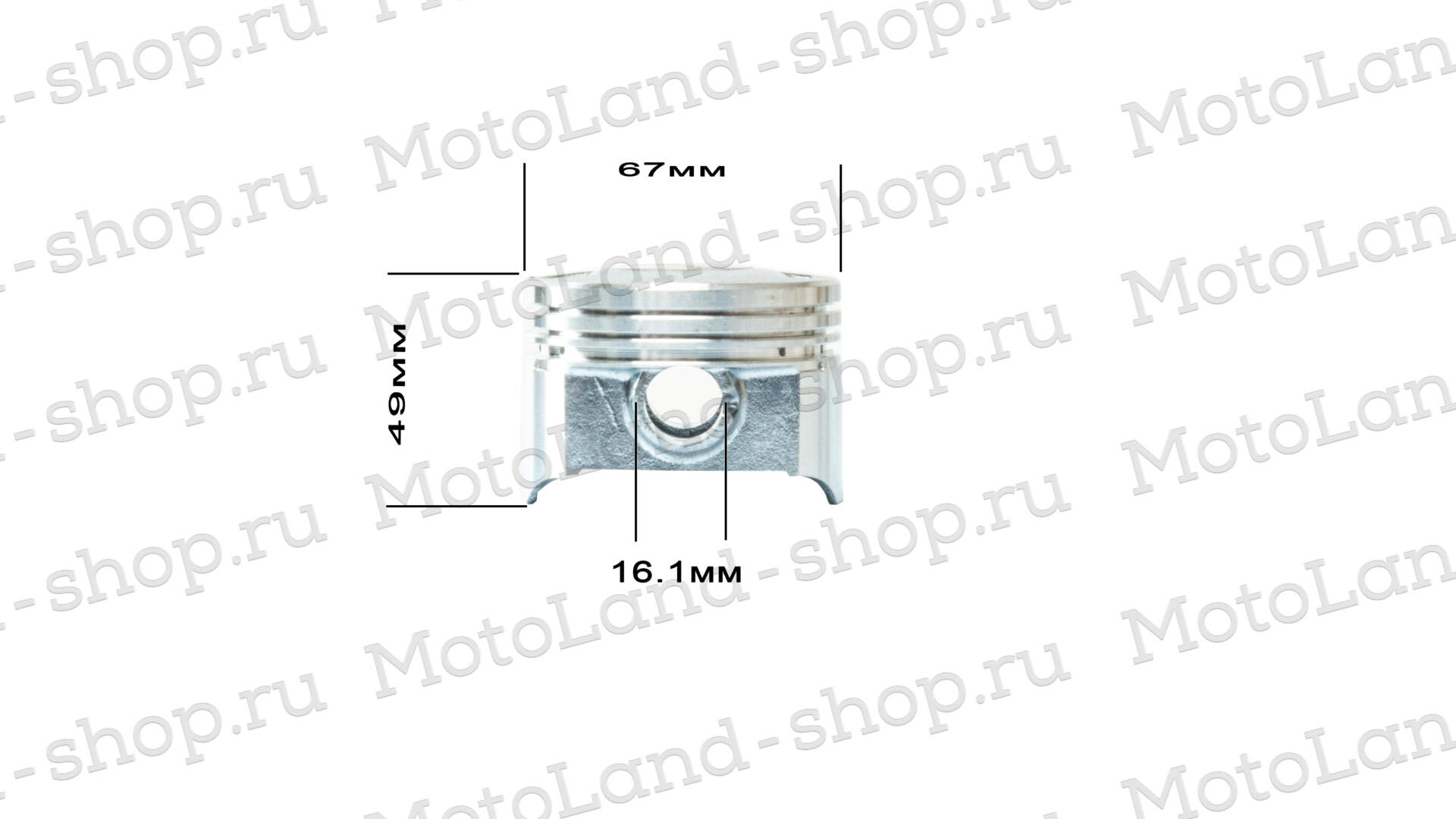 Поршень в сборе 167FML-3 (CG200D-B) d=67mm 
