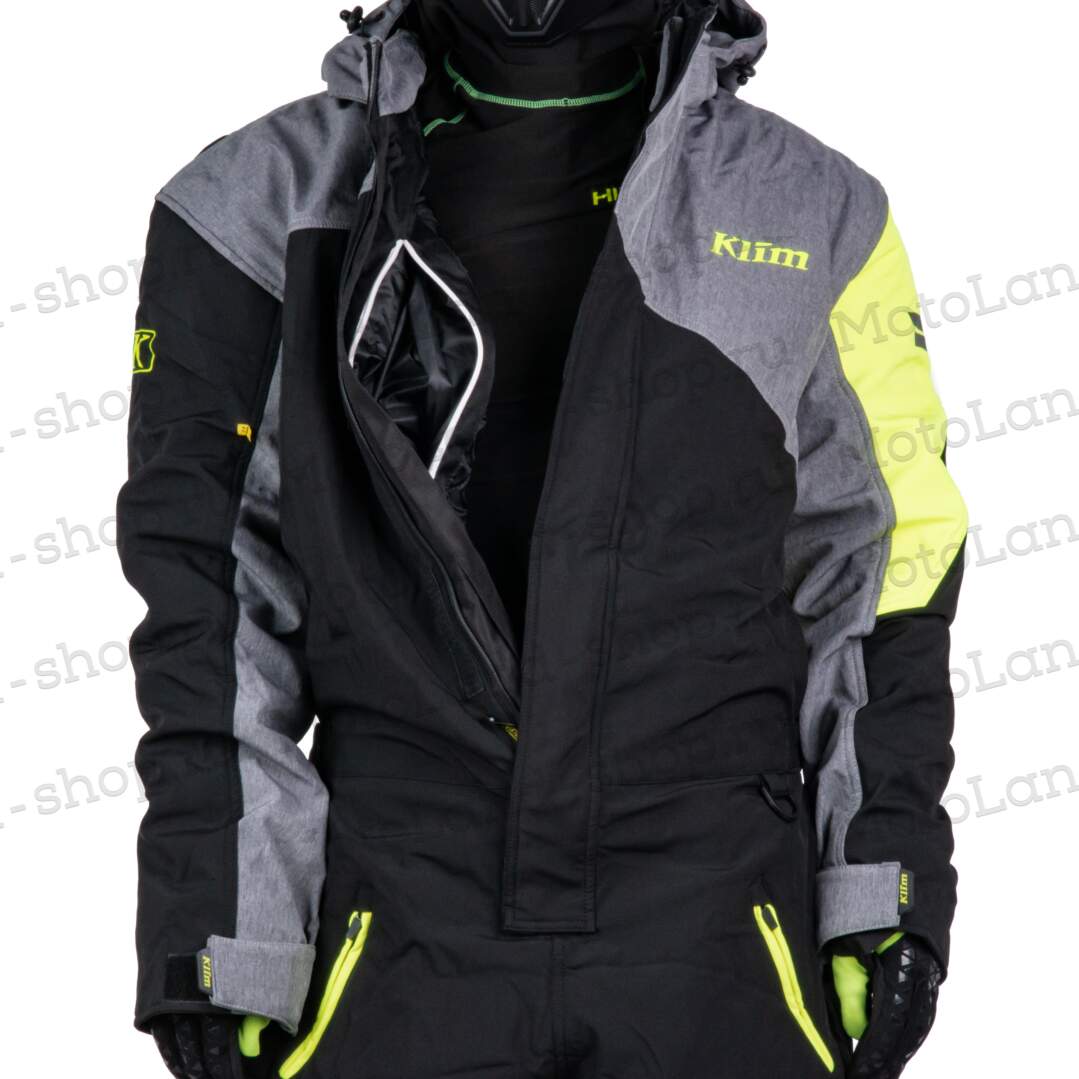 Комбинезон для снегохода KLIM RAILSLIDE №1 black-yellow (текстиль) (M)