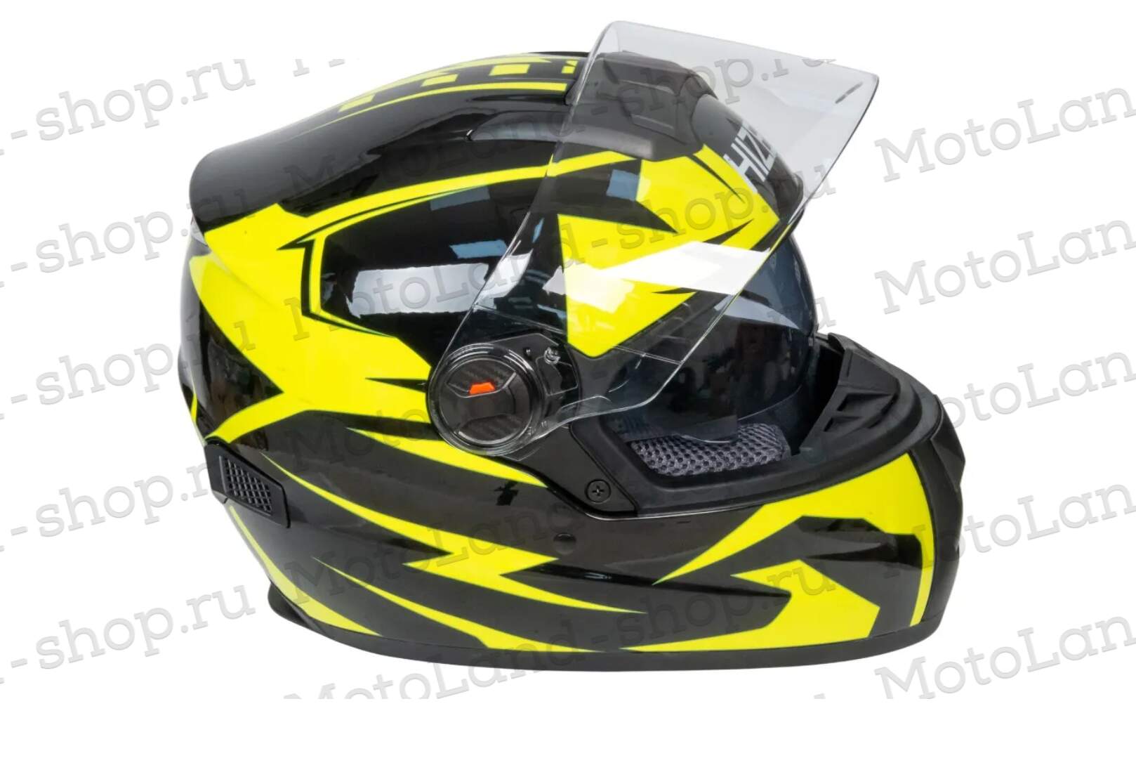 Шлем мото интеграл HIZER B561 №1 (XL)  black/yellow Шлем мото интеграл HIZER B561 №1 (XL)  black/yellow