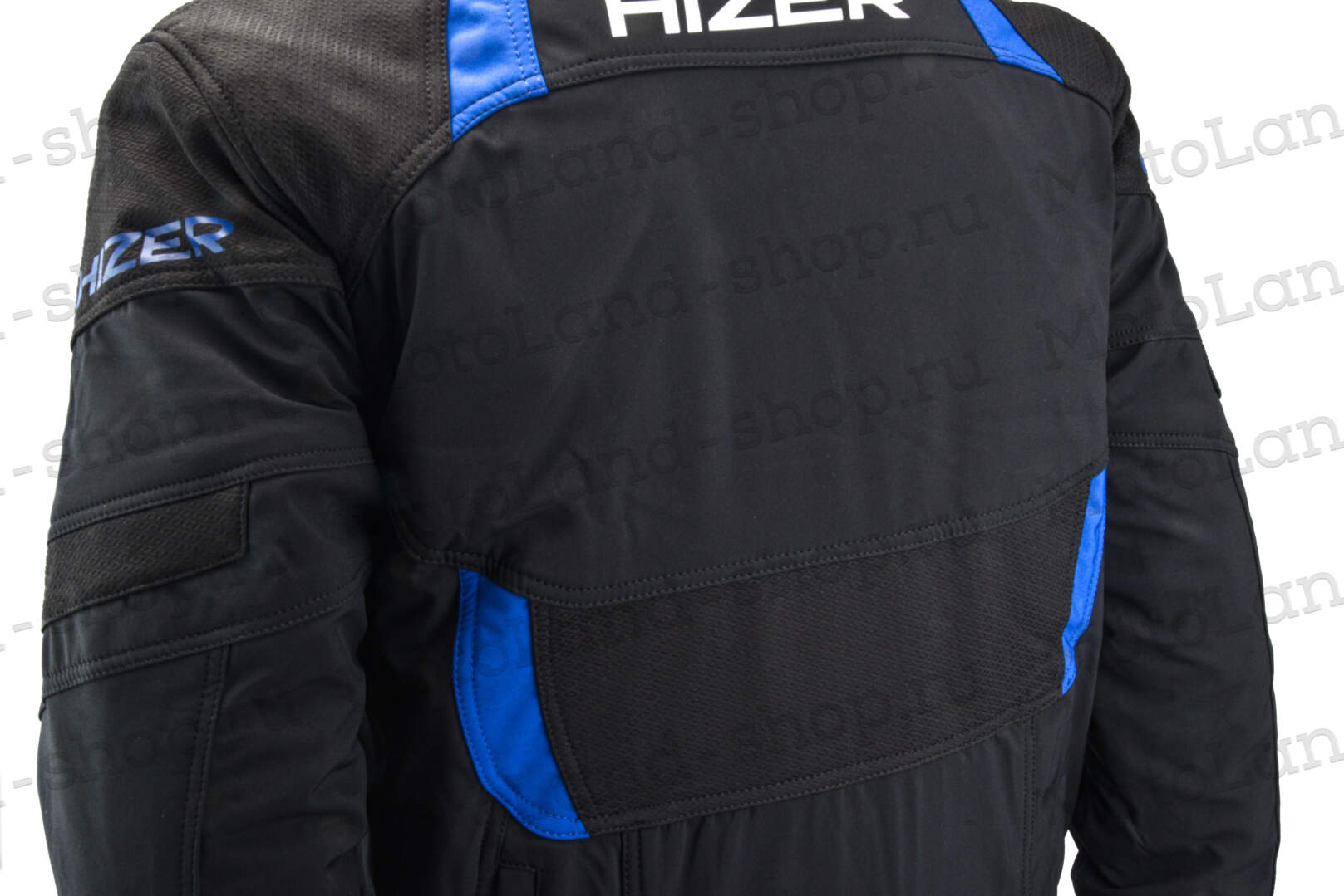 Куртка для снегохода HIZER №2 black-blue (текстиль) (S)