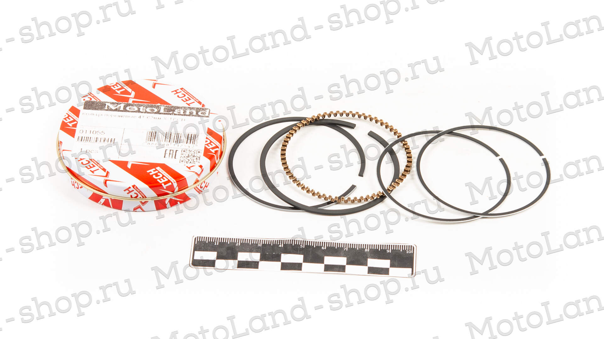 Кольца поршневые 4T d=62mm X-TECH