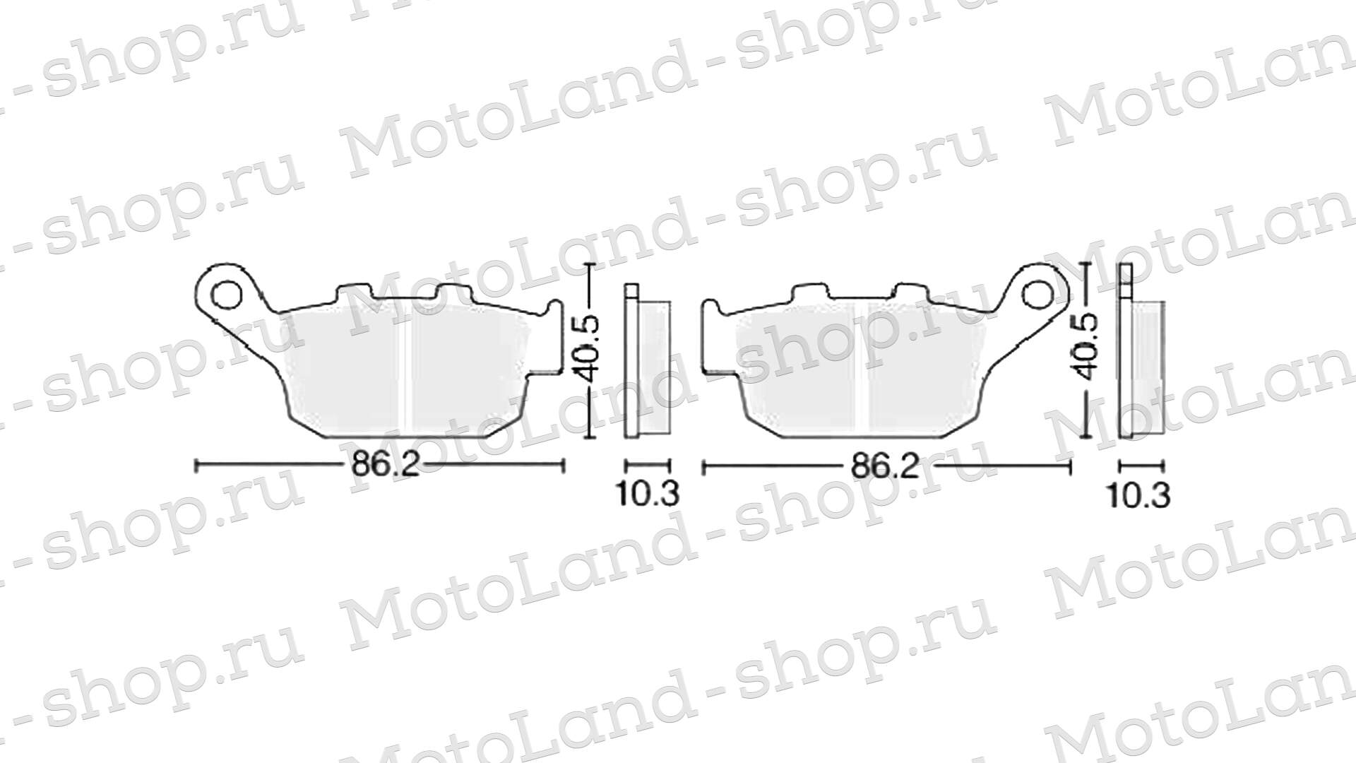 Колодки тормозные дисковые №13 X-TECH (semi-metallic) полуметаллические