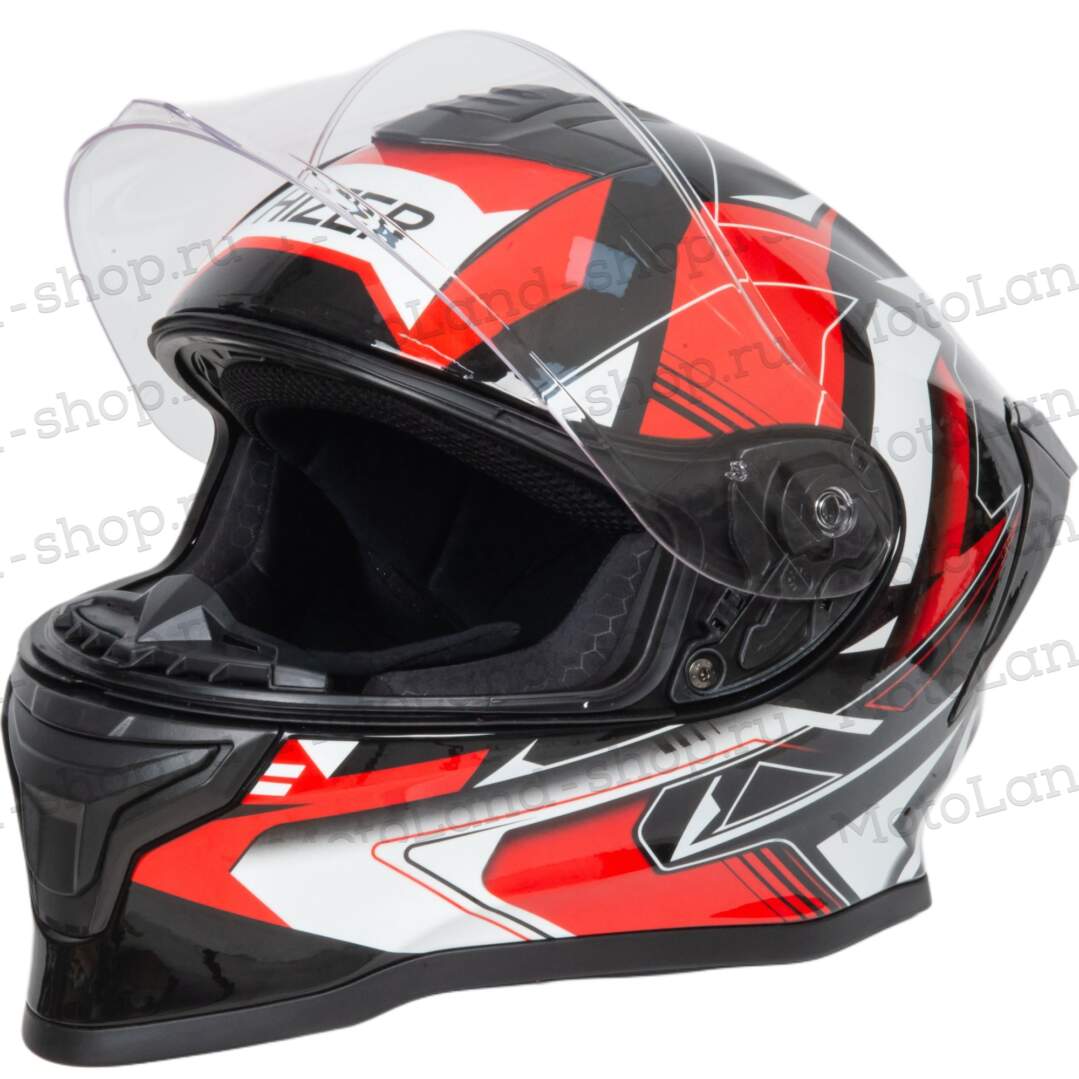 Шлем мото интеграл HIZER J5325 №2 (S) red