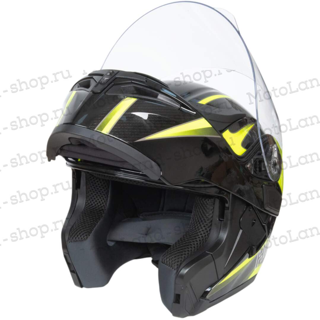 Шлем мото модуляр HIZER J5902 №1 (XL) (2 визора)